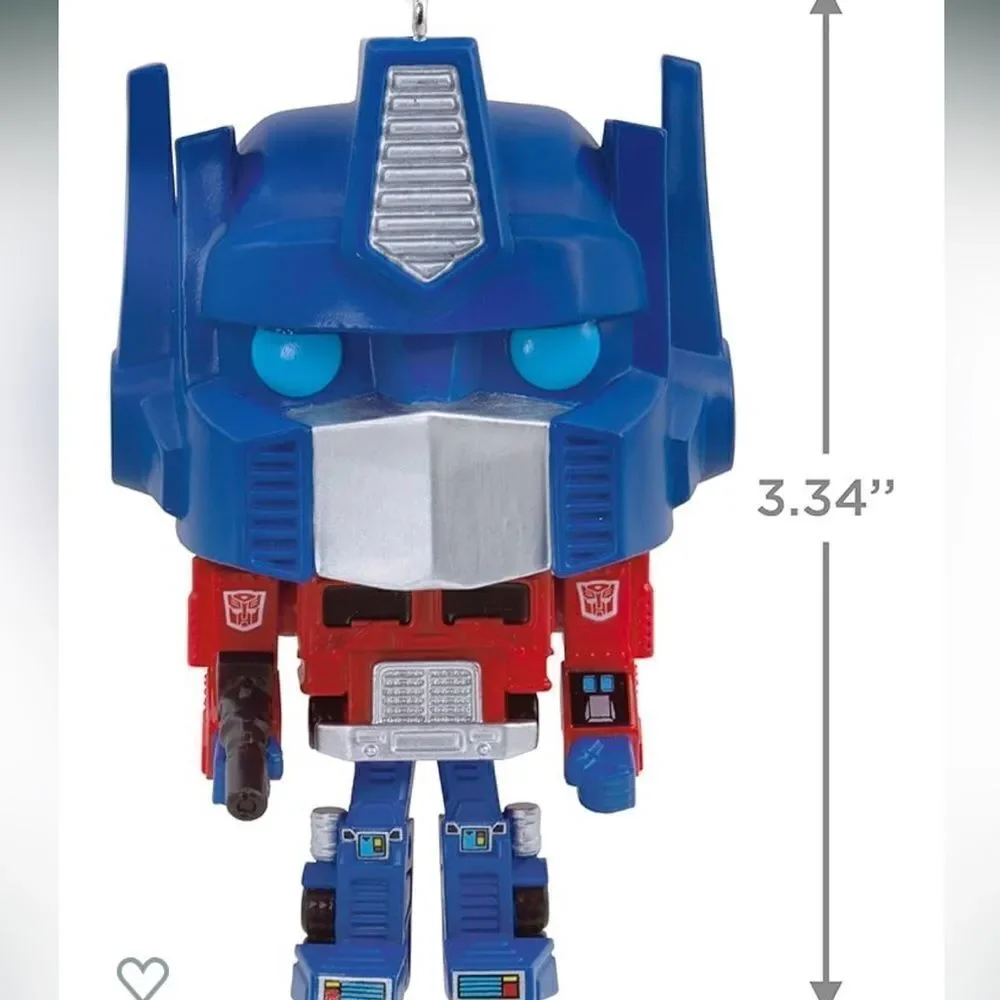 Hallmark Transformers Optimus Prime Funko POP Ornament NWT